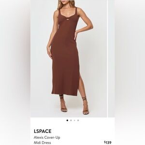 LSpace Alexis Dress in Cafe NWT